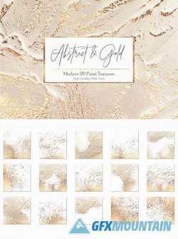 ABSTRACT GOLD PAINT BACKGROUNDS - 254276