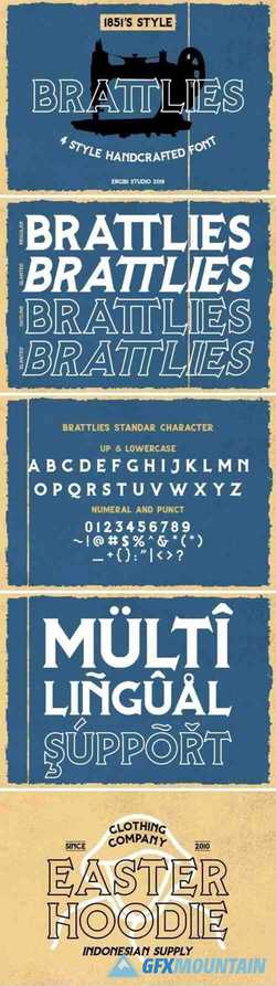 Brattlies 1851’s Font