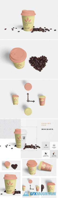Disposable Coffee Cup Mockups 3516761