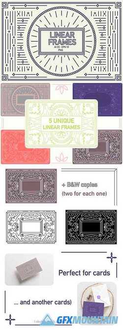 Linear Frames Set 3511445