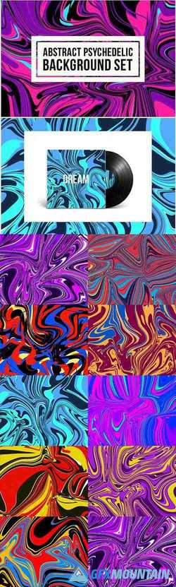 Abstract Psychedelic Background