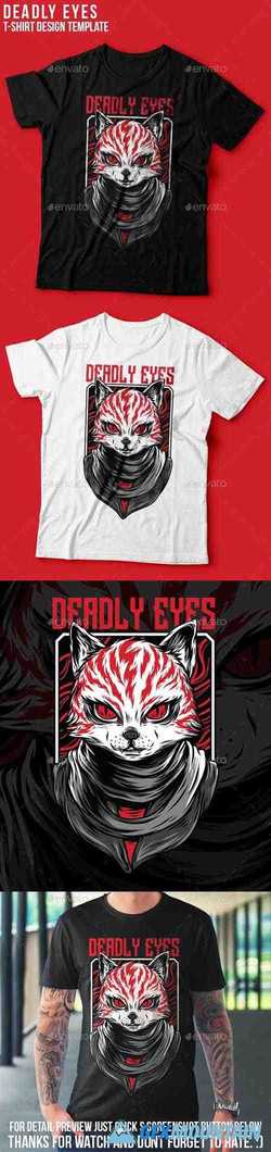 Deadly Eyes T-Shirt Design 23843031