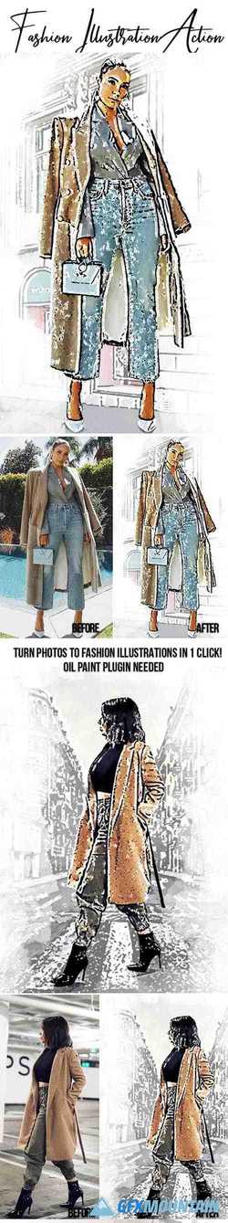 Fashion Illustration Effect 23766073