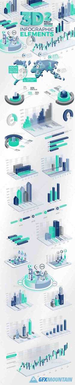 3D Corporate Infographic Elements 2 22846889