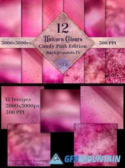 Unicorn Colours Backgrounds IV - Candy Pink Edition Textures