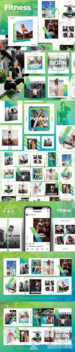 Fitness & Gym instagram pack 3.0 3852812