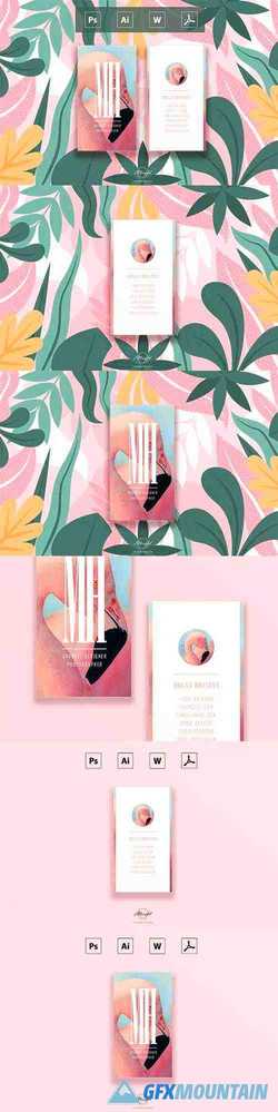 Flamingo Bussiness Card Template 3856601