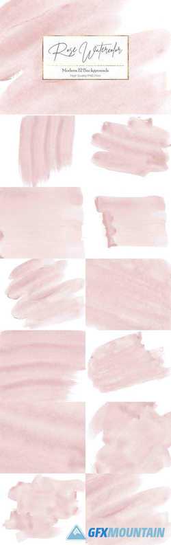 Rose Watercolor Backgrounds - 2553468