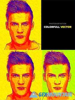 Colorfull Vector Photoshop Action