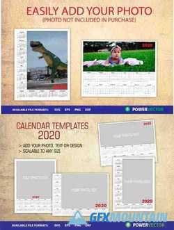 Photo Calendar Year 2020 Templates 1552242