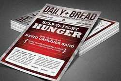 Daily Bread Church Flyer Template 3892258