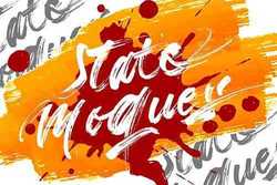 State Moques | Brush Script Font