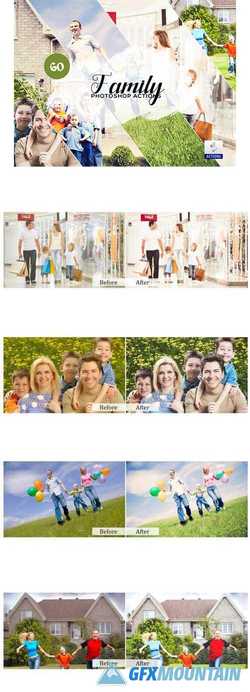 60 Family Photoshop Actions
