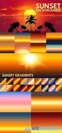 20 Sunset Gradients for Photoshop