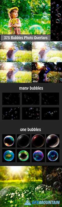 375 Bubbles Photo Overlays