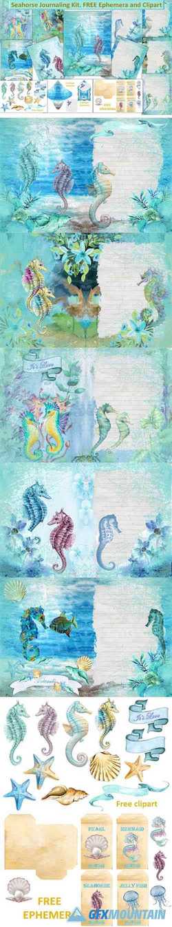 Seahorse Backing Papers 1667543