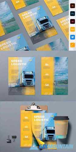 Trucking Logistics Flyer 3987153