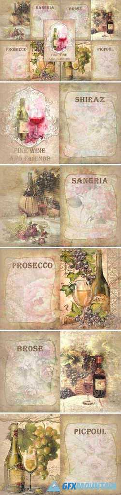 Printable Backgrounds Sun Sea and Wine 1629593