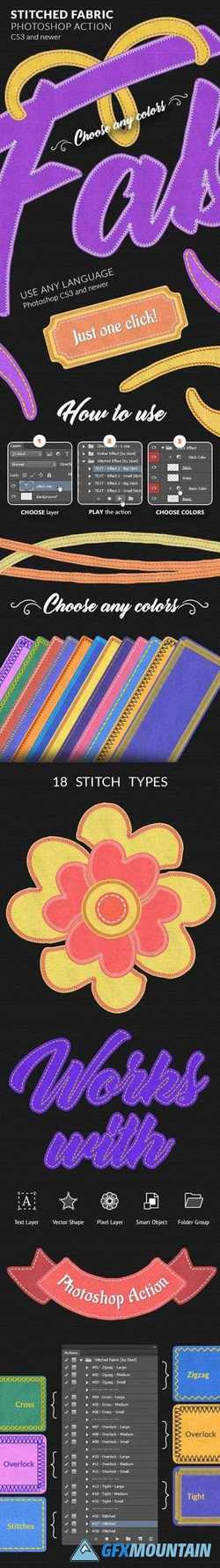 STITCHED FABRIC ACTION - 24305818