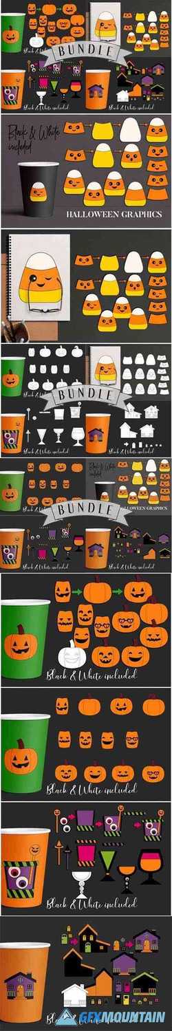 Halloween DIY Clip Art Bundle 1698701