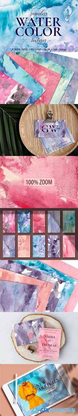 Seamless Watercolor Textures - 3964883