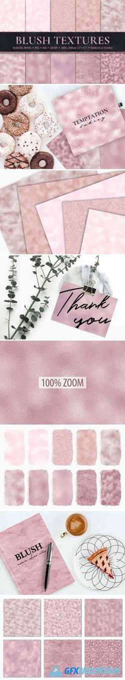 10 Seamless Blush Pink Foil Textures 1730082