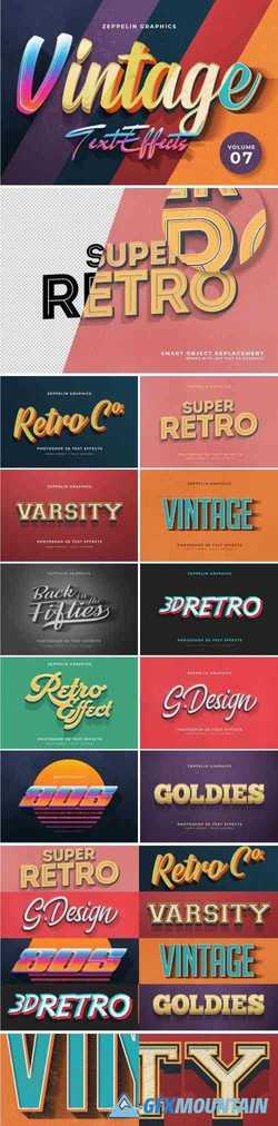 VINTAGE TEXT EFFECTS VOL.7 - 3983124