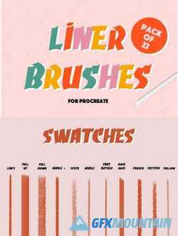 Liner Brushes for Procreate 1736484