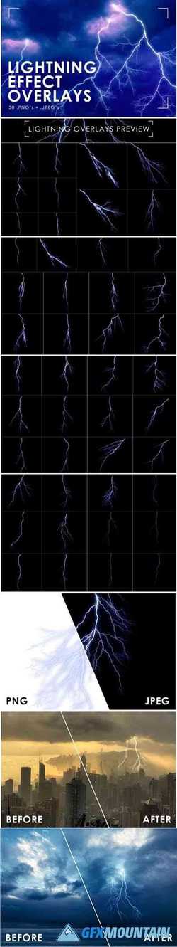 Lightning Effect Overlays Lightning 1736922