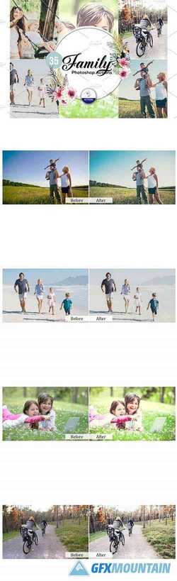 35 Family Photoshop Actions 3937411