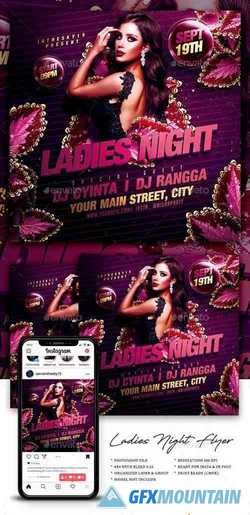 Ladies Night Flyer 24431803