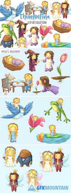 Thumbelina Clip Art Collection 1745072