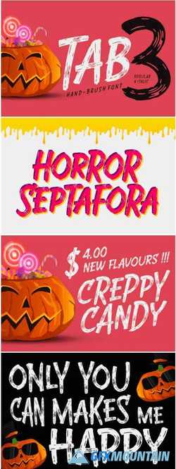 Creepy Halloween Witches Font