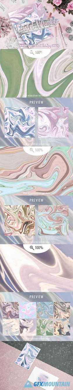 Pastel Marble Digital Paper, Scrapbooking, Textures - 347117