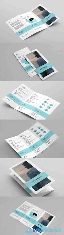Clean Trifold Resume