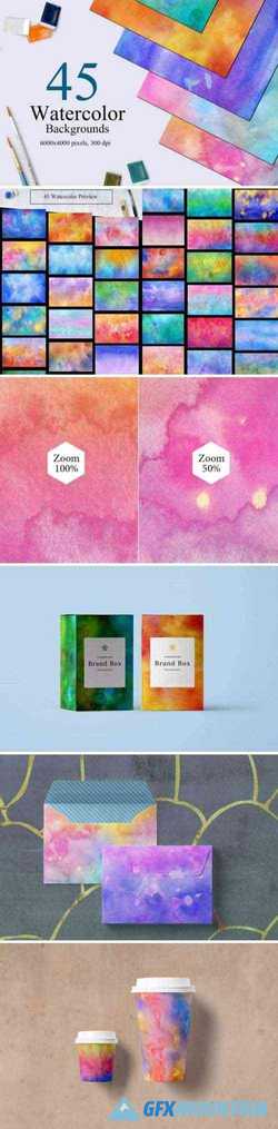 45 Watercolor Backgrounds 1742473