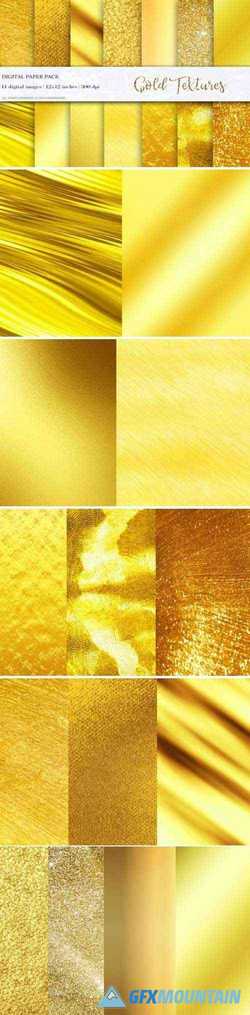 Gold Digital Paper, Gold Background 1729844