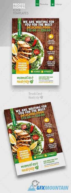 Healthy Food Flyer Templates 24535664