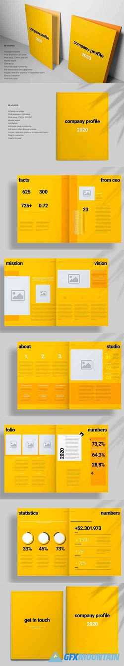 Yellow Brochure Layout 4167103