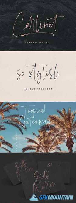 Carlinet Handwritten Brush Font
