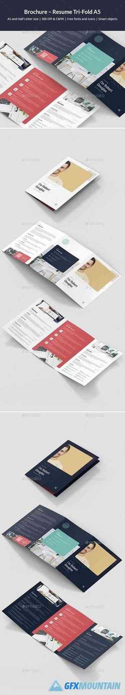 Brochure – Resume Tri-Fold A5 24772483