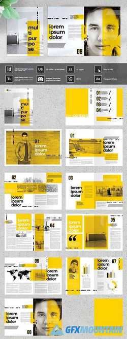 OUBEL Yellow Multipurpose Brochure 4162134
