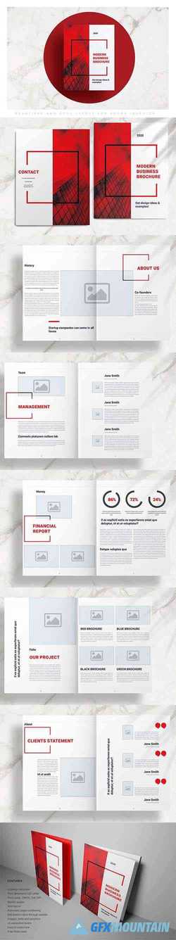 Red Business Brochure Template 4228681 