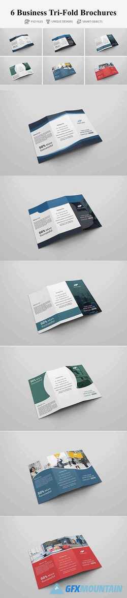 6 Business Tri-fold Brochures 4160628
