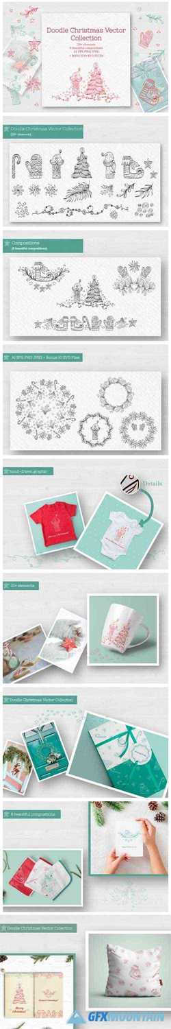 Doodle Christmas Vector Collection 1947128