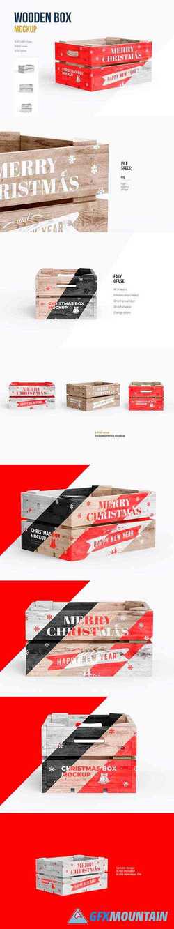 Christmas Box Mockup 3 PSD 4212627