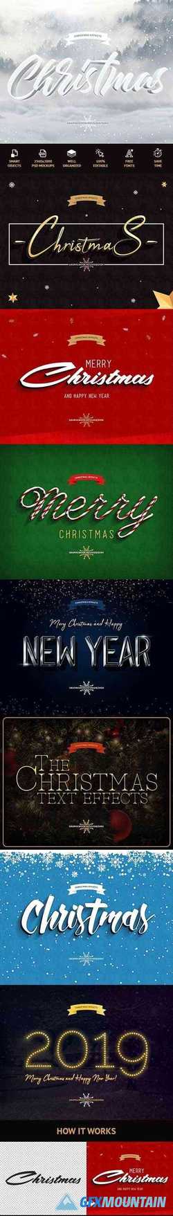 CHRISTMAS TEXT EFFECTS - 22915802