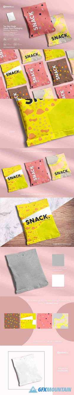 Snack Pouch Packaging Mockup 4130509