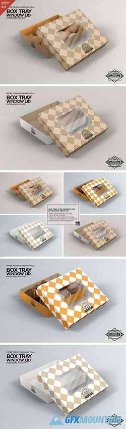 Box Tray Window Lid Packaging Mockup 2306710