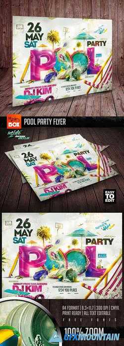  Pool Party Flyer 21966353